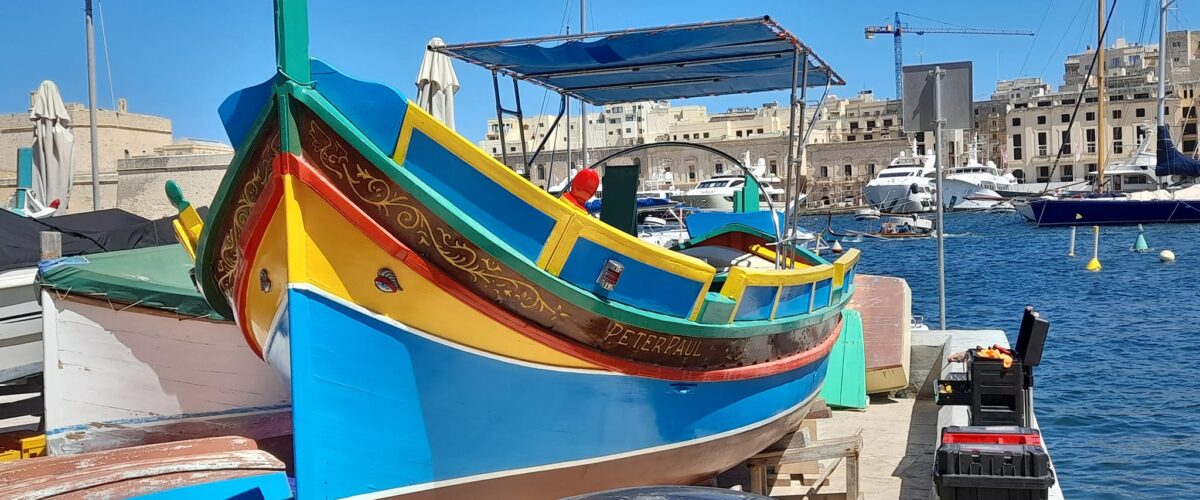 The pleasure of working on a Maltese traditional boat