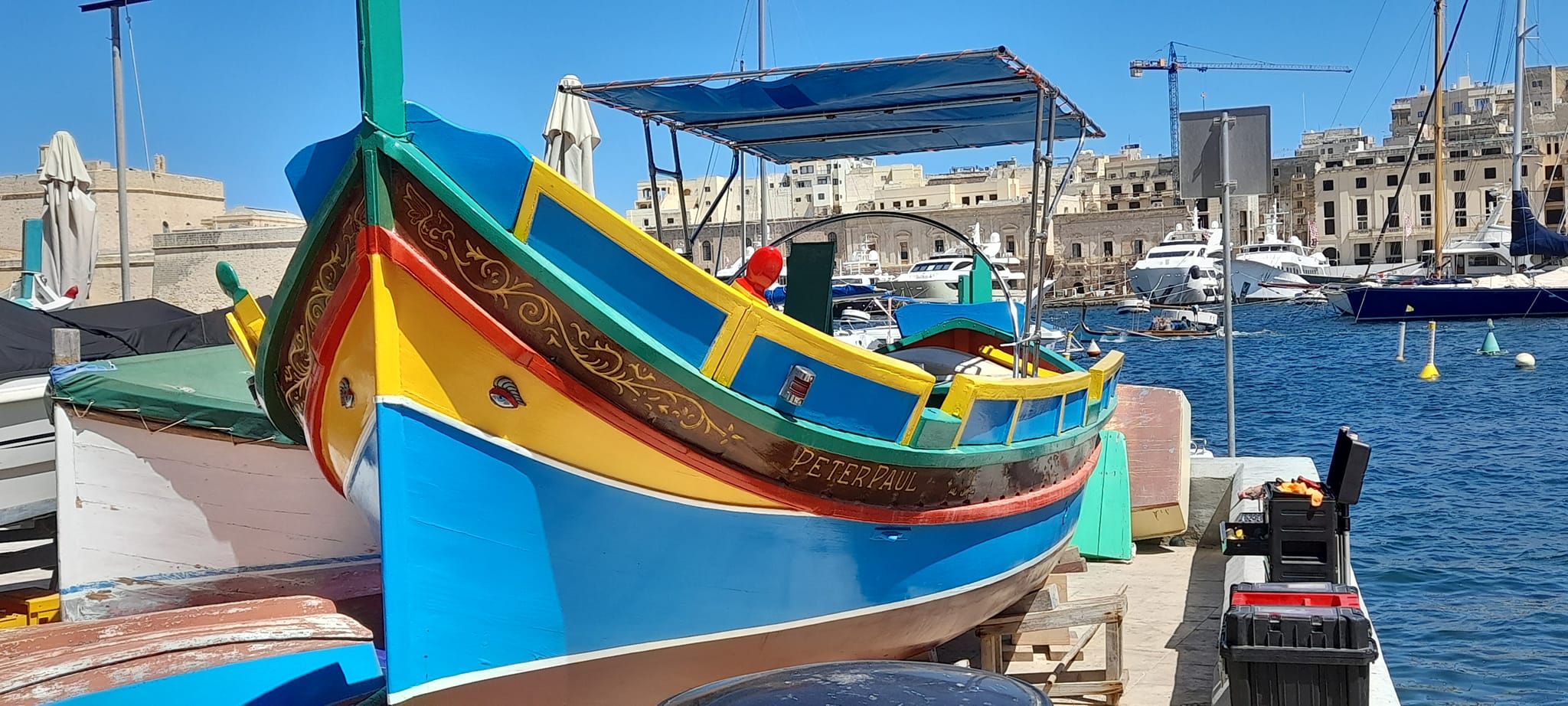 The pleasure of working on a Maltese traditional boat