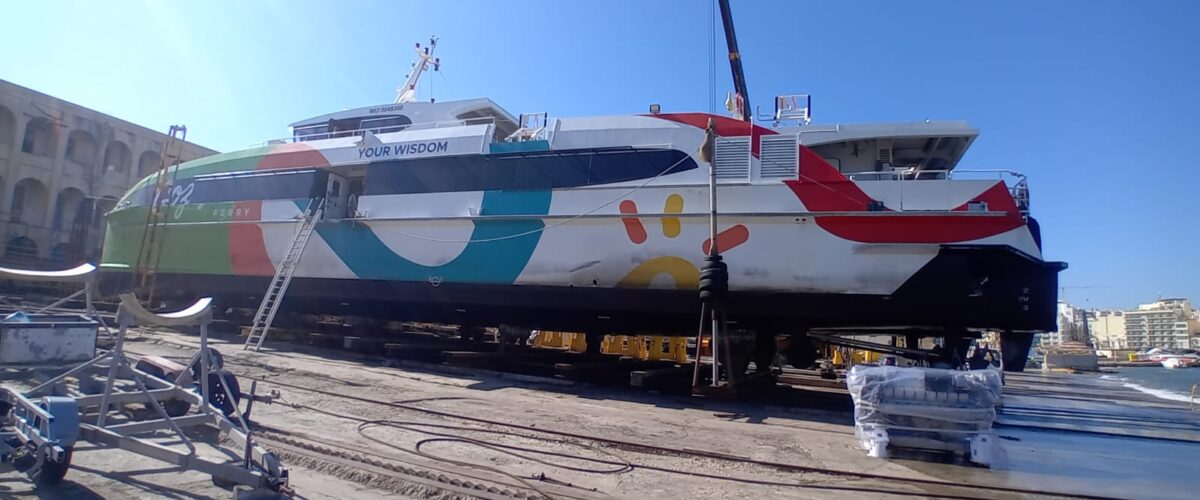 Fast Ferry Docking