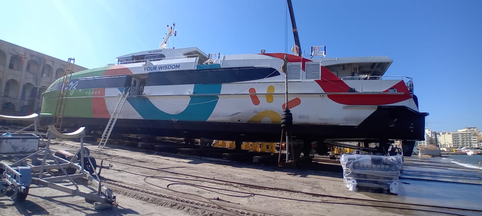 Fast Ferry Docking